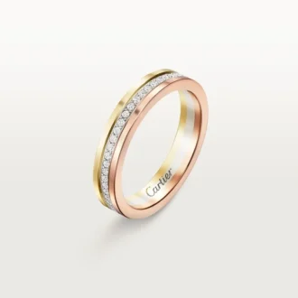 Trinity-Ehering – Weißgold, Gelbgold, Roségold, Diamanten – Cartier