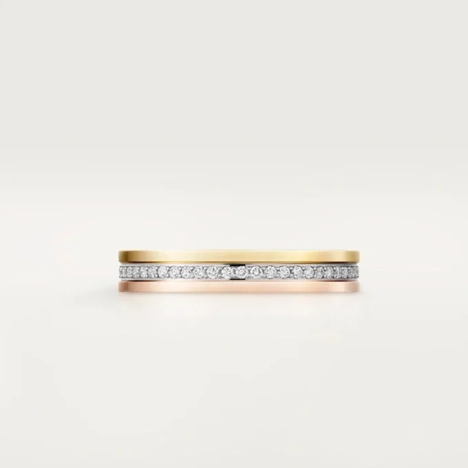 Trinity-Ehering – Weißgold, Gelbgold, Roségold, Diamanten – Cartier