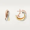 Trinity-Ohrringe aus dreifarbigem Gold | Cartier Us
