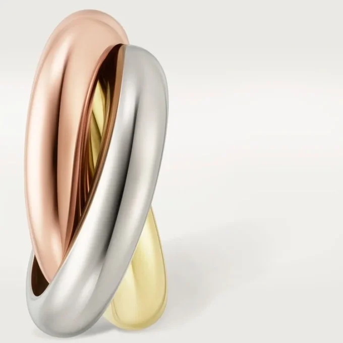 Trinity-Ohrringe aus dreifarbigem Gold | Cartier Us