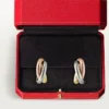 Trinity-Ohrringe aus dreifarbigem Gold | Cartier Us