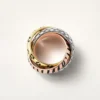 Trinity-Ring, Lack, halb gepavé
