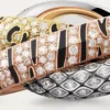 Trinity-Zweifingerring, Lack, Pavé