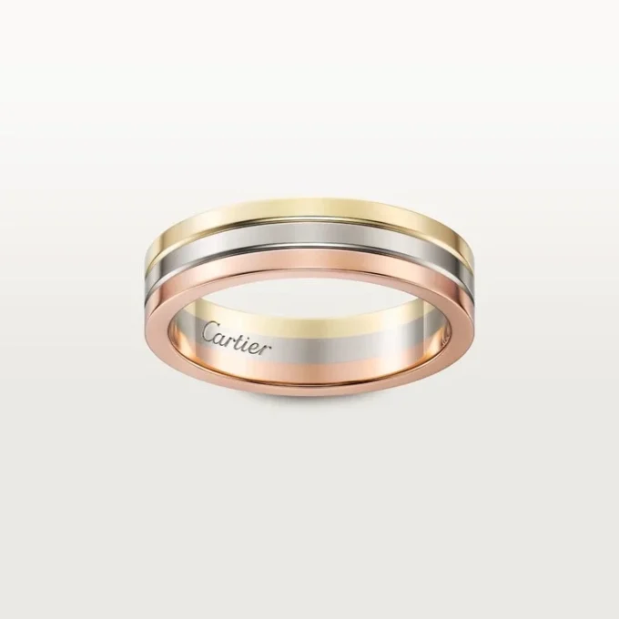 Vendome Louis Cartier Ehering – Weißgold, Gelbgold, Roségold – Cartier