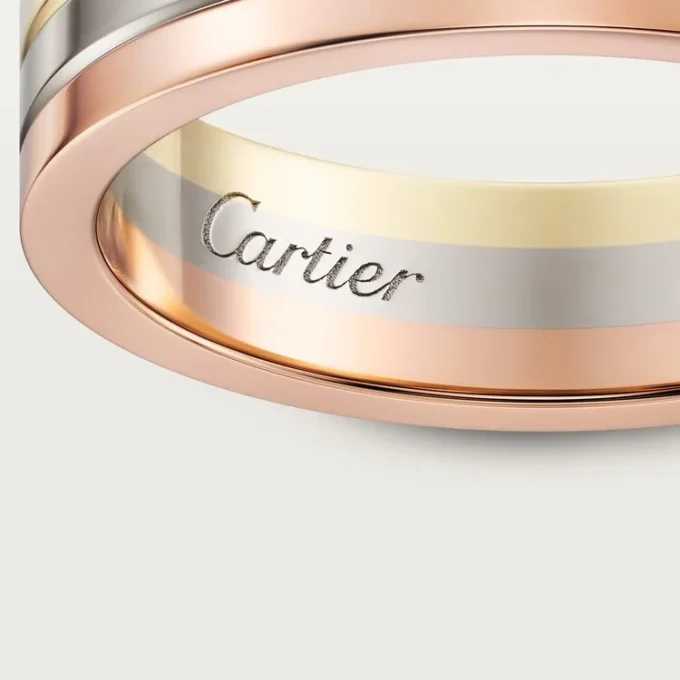 Vendome Louis Cartier Ehering – Weißgold, Gelbgold, Roségold – Cartier